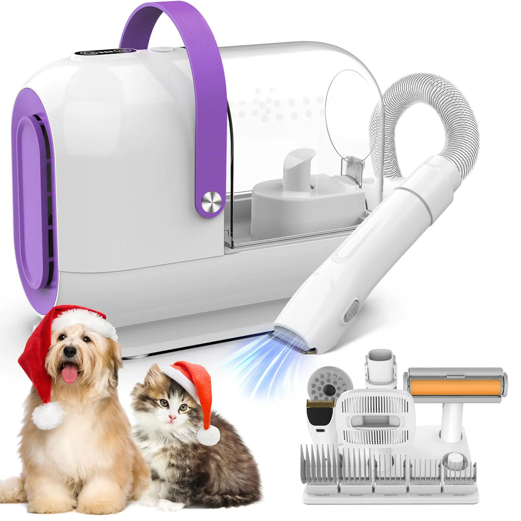 Pro Dog Grooming Kit & Vacuum — removes 99% of pet hair with 5 quiet grooming tools.